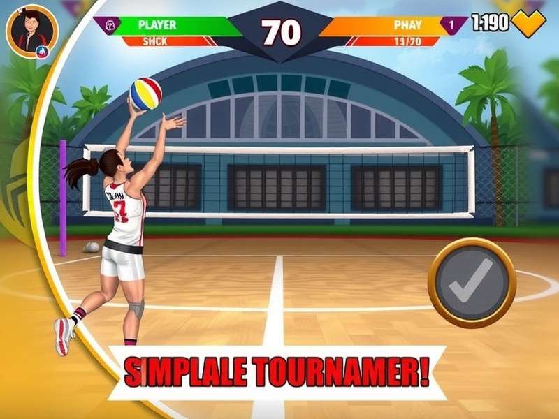 Volley Titans Of Madras gameplay screenshot